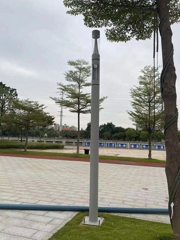 不銹鋼工程客戶案例之燈桿